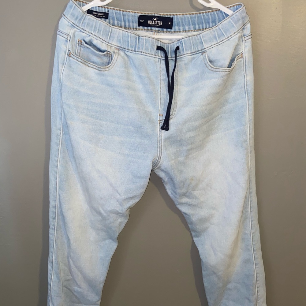 Hollister Light Wash Joggers